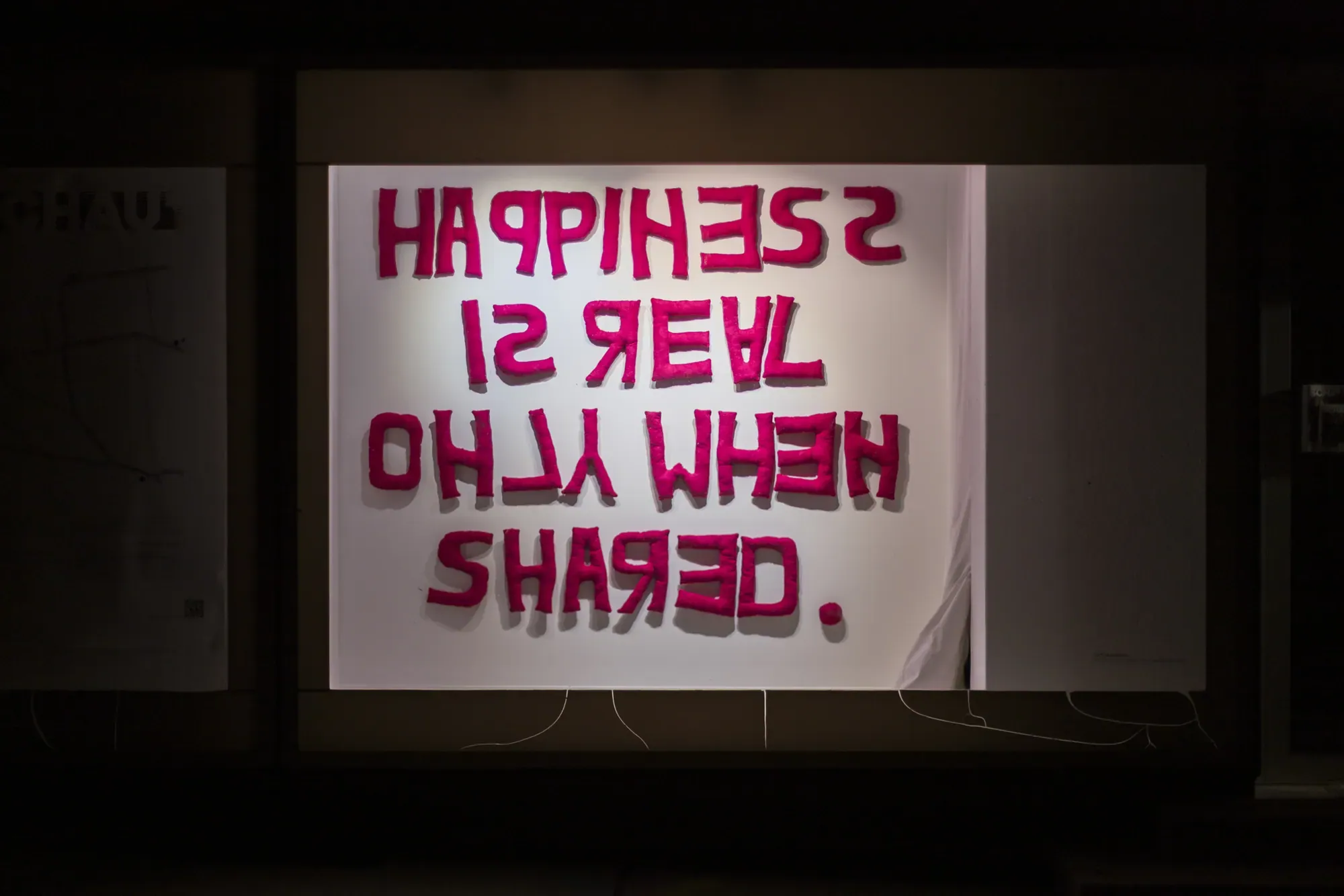Happiness is real only when shared